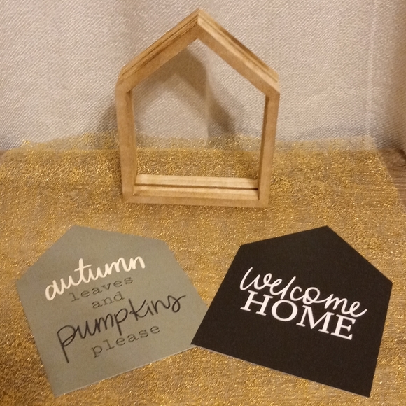 Interchangeable & Reversible Fall House Sign Set - Picture 9 of 11